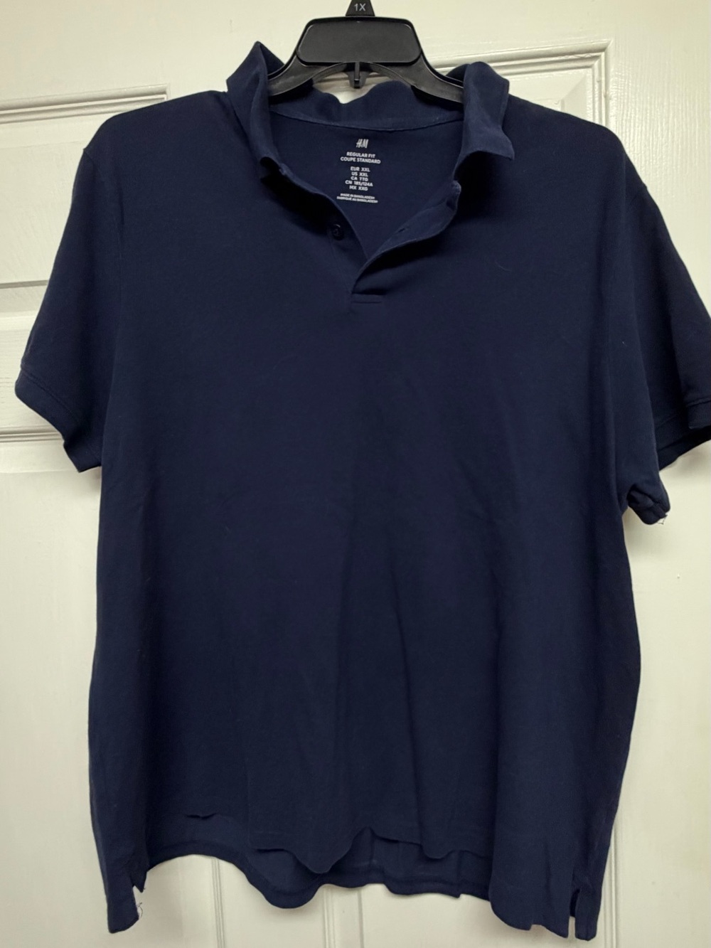 H&M Men’s Dark Navy Polo Shirt